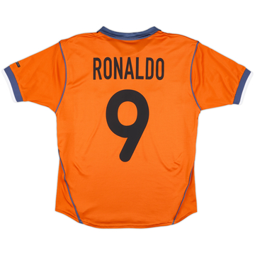 2000-01 Inter Milan Third Shirt Ronaldo #9 - 9/10 - (XL.Boys)