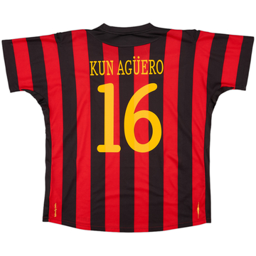 2011-12 Manchester City Away Shirt Kun Aguero #16 - 9/10 - (XL)