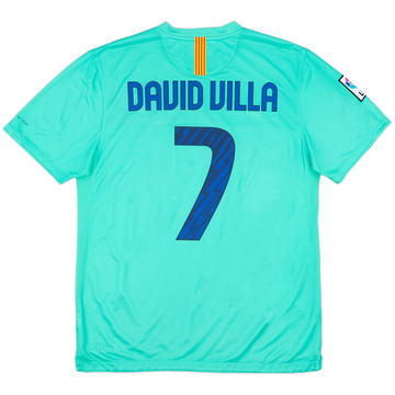 2010-11 Barcelona Away Shirt David Villa #7 - 8/10 - (L)