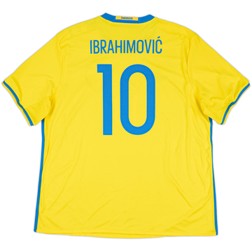 2016-17 Sweden Home Shirt Ibrahimovic #10 (XXL)