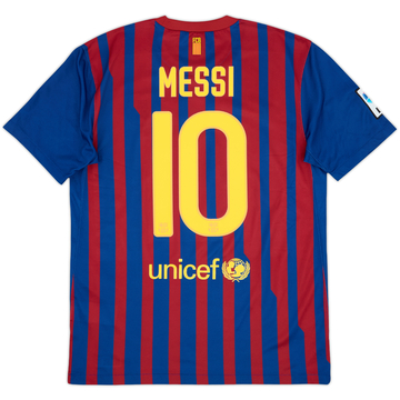 2011-12 Barcelona Home Shirt Messi #10 - 9/10 - (M)