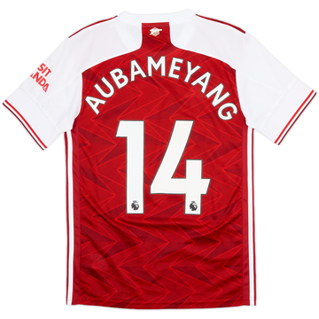 2020-21 Arsenal Home Shirt Aubameyang #14 - 7/10 - (S)
