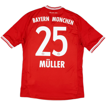 2013-14 Bayern Munich Home Shirt Muller #25 - 8/10 - (M)