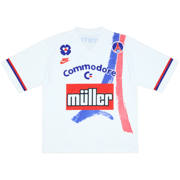 1991-92 Paris Saint-Germain Home Shirt - 9/10 - (L/XL)
