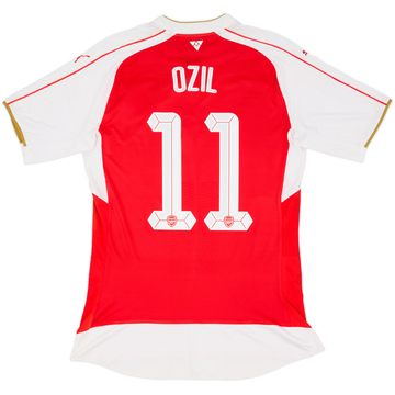 2015-16 Arsenal Player Issue (ACTV Fit) Home Shirt Ozil #11 - 7/10 - (XL)