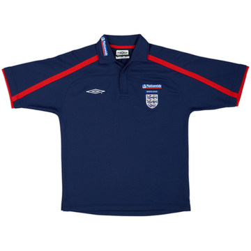 2000-02 England Umbro Polo Shirt - 7/10 - (S)
