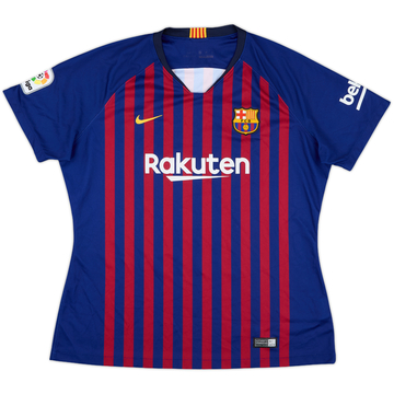 2018-19 Barcelona Home Shirt - 8/10 - (Women's XL)