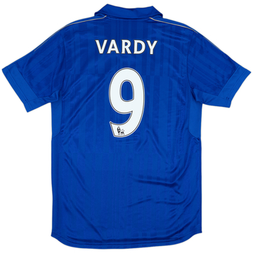 2016-17 Leicester Home Shirt Vardy #9 - 8/10 - (M)