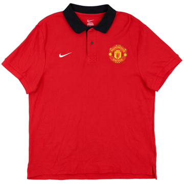 2012-13 Manchester United Nike Polo Shirt - 8/10 - (XXL)