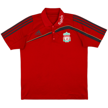 2009-10 Liverpool adidas Polo Shirt - 8/10 - (L)