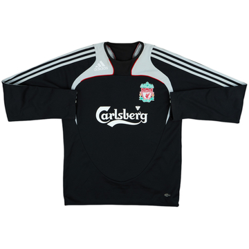 2008-09 Liverpool adidas Sweat Top - 7/10 - (S)