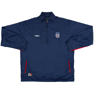 2004-05 England Umbro 1/4 Zip Drill Top - 7/10 - (M)