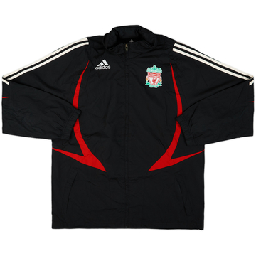 2007-08 Liverpool adidas Hooded Rain Jacket - 8/10 - (M)
