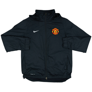 2011-12 Manchester United Nike Hooded Track Jacket - 8/10 - (M)