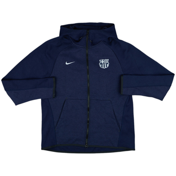 2018-19 Barcelona Nike Hooded Track Jacket - 9/10 - (M)