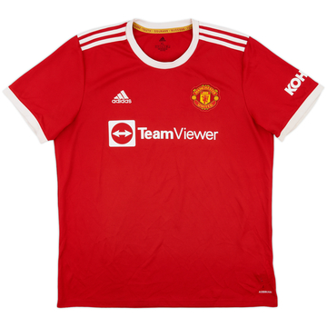 2021-22 Manchester United Home Shirt - 5/10 - (XL)