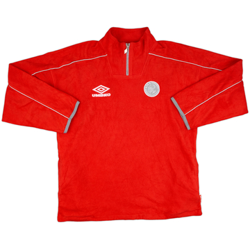 1999-00 Ajax Umbro Forro polar con cremallera de 1/4 - 9/10 - (XL)