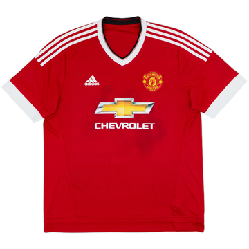 2015-16 Manchester United Home Shirt - 4/10 - (XL)
