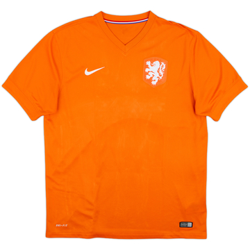 2014-15 Netherlands Home Shirt - 7/10 - (XL)