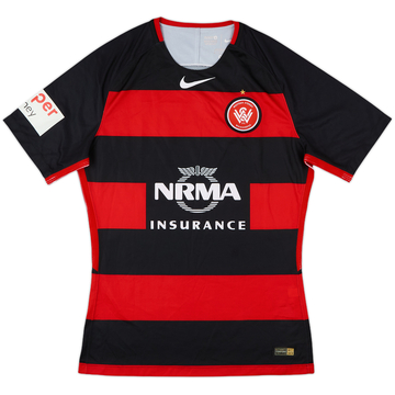 2017-18 Western Sydney Wanderers Player Issue Home Shirt - 6/10 - (M)