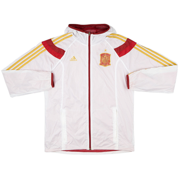 2014-15 Spain adidas Hooded Track Jacket - 7/10 - (M)