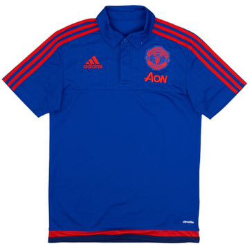 2015-16 Manchester United adidas Polo Shirt - 8/10 - (S)