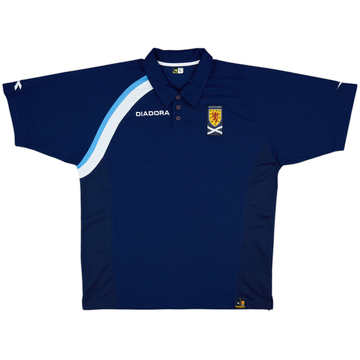 2003-04 Scotland Diadora Polo Shirt - 10/10 - (L)