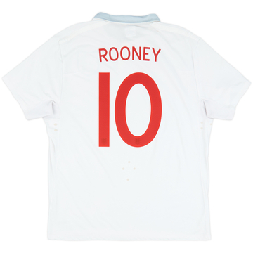 2009-10 England Home Shirt Rooney #10 - 5/10 - (XXL)