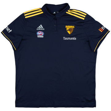 2017 Hawks AFL adidas Polo Shirt - 9/10 - (XXL)