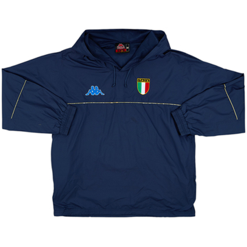 1999-00 Italy Kappa Hooded Windbreaker - 8/10 - (S)