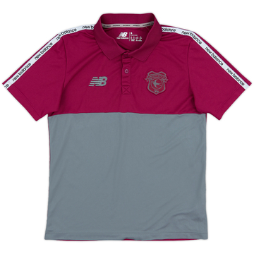 2024-25 Cardiff City New Balance Polo Shirt - 8/10 - (S)