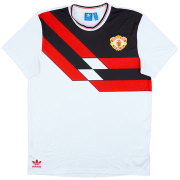 2017-18 Manchester United adidas Originals Retro Training Shirt - 9/10 - (L)