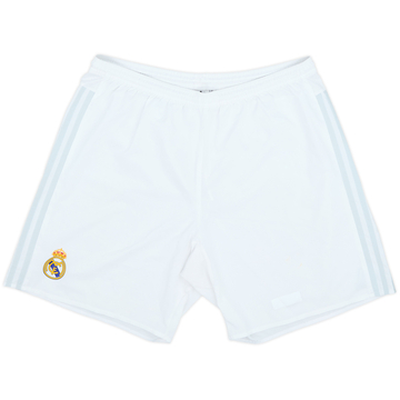 2015-16 Real Madrid Home Shorts - 9/10 - (L)