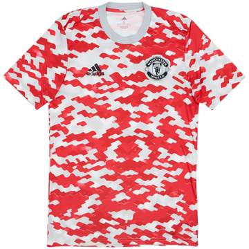 2021-22 Manchester United adidas Training Shirt - 10/10 - (S)