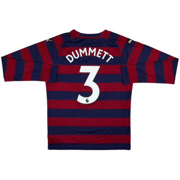 2018-19 Newcastle Away L/S Shirt Dummett #3 - 8/10 - (M)