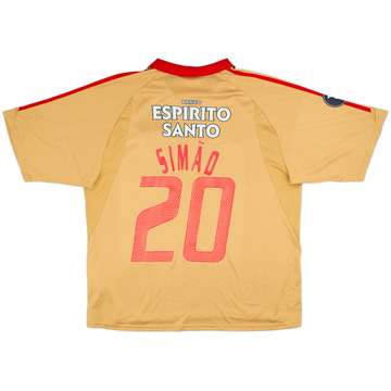 2004-05 Benfica Third Shirt Simao #20 - 8/10 - (XL)