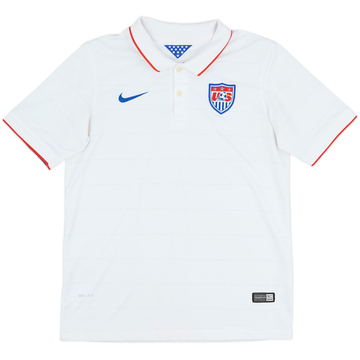 2014-15 USA Home Shirt - 8/10 - (XL.Boys)