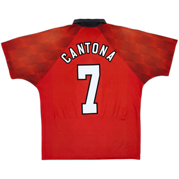 1996-98 Manchester United Home Shirt Cantona #7 - 6/10 - (M)