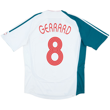 2006-07 Liverpool Third Shirt Gerrard #8 - 6/10 - (M)