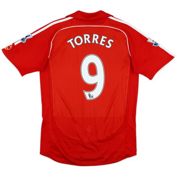 2006-08 Liverpool Home Shirt Torres #9 - 6/10 - (S)
