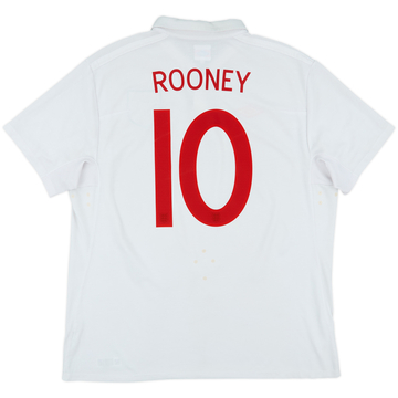 2009-10 England Home Shirt Rooney #10 - 5/10 - (XL)