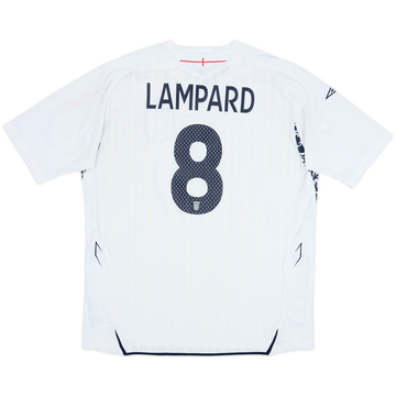 2007-09 England Home Shirt Lampard #8 - 4/10 - (XL)