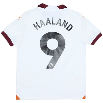 2023-24 Manchester City Away Shirt Haaland #9 - 10/10 - (L.Boys)