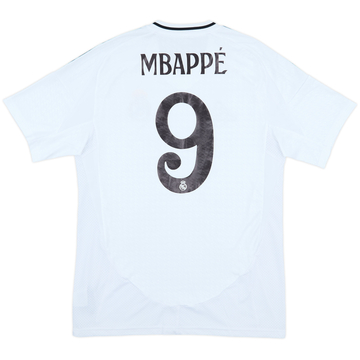 2024-25 Real Madrid Home Shirt Mbappe #9 - 9/10 - (M)