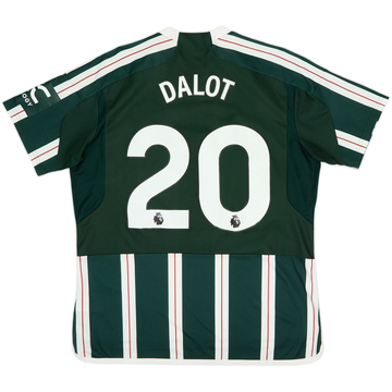 2023-24 Manchester United Away Shirt Dalot #20 - 8/10 - (XL)