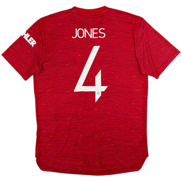 2020-21 Manchester United Player Issue Home Shirt Jones #4 - 7/10 - (M/L)