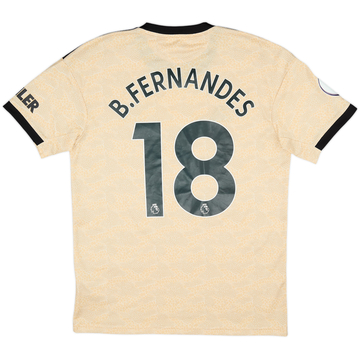 2019-20 Manchester United Away Shirt B.Fernandes #18 - 8/10 - (M)