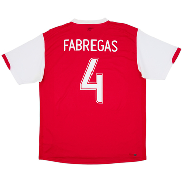 2006-08 Arsenal Home Shirt Fabregas #4 - 6/10 - (L)