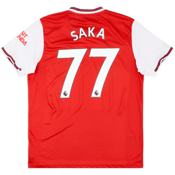 2019-20 Arsenal Home Shirt Saka #77 - 6/10 - (L)