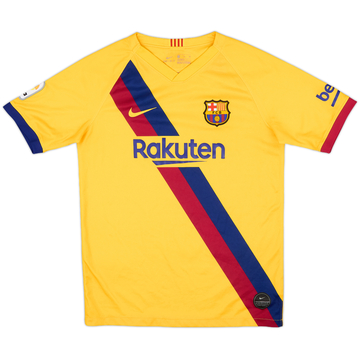 2019-20 Barcelona Away Shirt - 8/10 - (XL.Boys)
